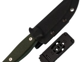 Нож Hot Knife Hoot, сталь D2, рукоять микарта, зеленый