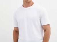 Базовая футболка из хлопка, Белый