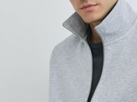 Куртка с воротником-стойкой, Серый