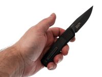 Автоматический складной нож Viking Nordway KA222-1, сталь D2, рукоять алюминий, черный