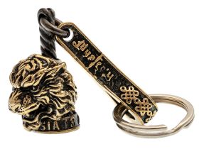 Брелок Тигр, бронза