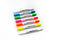 Набор маркеров меловых Mungyo 7 цв (белый - 2 шт, желтый, оранжевый, голубой, зеленый, розовый) в ка