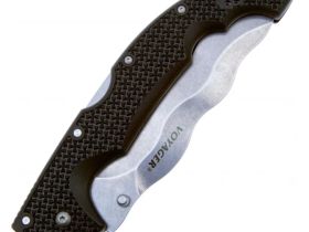 Нож складной Cold Steel Kris Voyager, сталь AUS-10A, рукоять Griv-Ex, черный