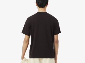 Мужская хлопковая футболка Lacoste с коротким рукавом