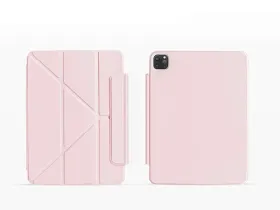 Чехол-книжка WIWU Smart Folio для Apple iPad Pro 12.9 (2022)/Air 13 (2024/2025), с подставкой (розовый)