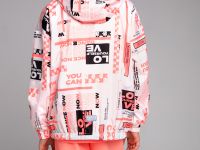 Куртка текстильная с полиуретановым покрытием для девочек (ветровка)