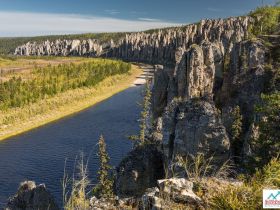 "Золотые Скалы реки Синяя". Синские, Ленские Столбы