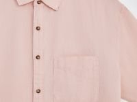 Рубашка из хлопка с коротким рукавом