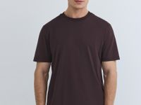 Базовая футболка из хлопка, Фиолетовый