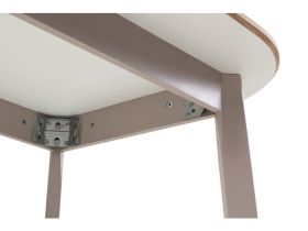 Кухонный стол Овалис 120x80 Коричневый/Латте