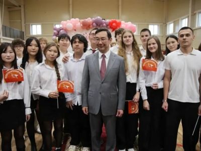 В Мирном открыли новый спортзал Политехнического лицея