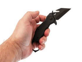 Складной нож-керамбит CIVIVI Amaroq, сталь Nitro-V, рукоять алюминий, черный