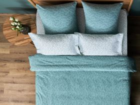 Пододеяльник Foglio, бирюза