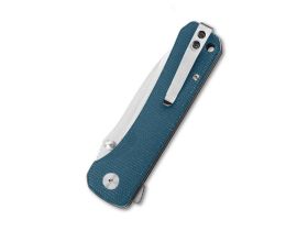 Складной нож QSP Hawk, сталь 14C28N, рукоять микарта, синий