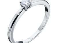 Помолвочное кольцо из белого золота э0912кц01162900