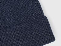 Шапка с отворотом, Синий