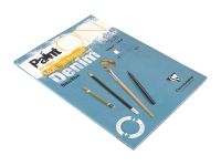 Альбом-склейка для смешанных техник Clairefontaine "Paint'ON Denim Blue" А3 15 л 250 г, джинсовый