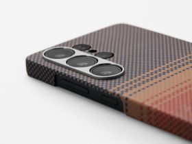 Чехол Pitaka Tactile Woven для Galaxy S25 Ultra кевлар коричневый