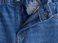 Джинсы Mom для девочек, Синий