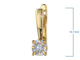 Серьги из желтого золота э0312сг07176900