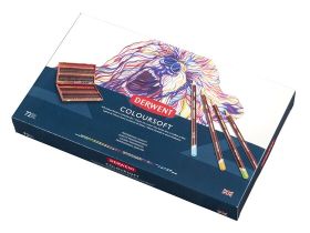 Набор карандашей цветных Derwent "Coloursoft" 72 цв в дер ящ