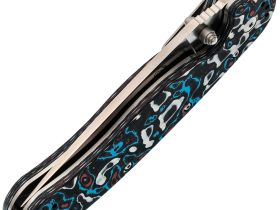 Складной нож Steelclaw Крыса Limited Edition 1 Red, сталь M390, рукоять карбон