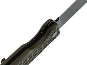 Складной нож Daggerr Leprechaun olive BW DL, сталь 8Cr14MoV, рукоять FRN