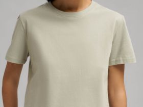 Футболка прямого кроя из джерси