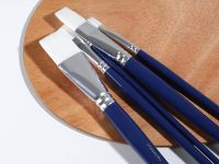 Кисть синтетика жесткая №4 плоская Finenolo