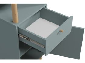 Стеллаж Дикинс 45x190 Серо-зеленый
