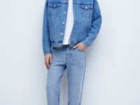 Джинсовая куртка, Голубой