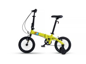 Детский велосипед Maxiscoo S007 Стандарт 14, год 2024, цвет Желтый