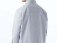 Рубашка с накладным карманом, Серый