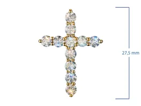 Подвеска из желтого золота э0312пд12210921