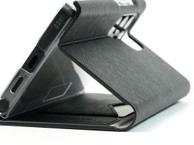 Чехол Araree Bonnet Stand для Galaxy S25 Ultra кожа черный