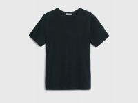 Футболка в рубчик, Черный