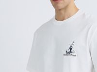 Футболка с принтом, Белый