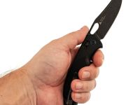 Складной нож SRM Retreiver 9201, сталь D2 Blackwash, рукоять Black G10