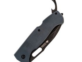 Складной нож Ute 440C BW, серая G10, Kizlyar Supreme