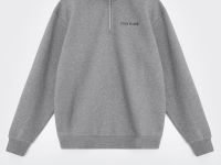 Толстовка на молнии с воротником-стойкой