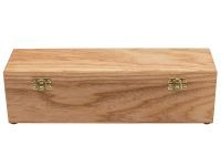 Шкатулка для ножа с двойным дном, ясень, бесцветное масло