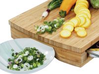 Zassenhaus Разделочная доска с выдвижной емкостью 46 х 35 см Station One Zassenhaus