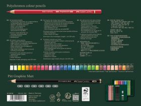 Набор художественных изделий Faber Castell "Polychromos & Pitt Graphite Matt ", 40 предметов