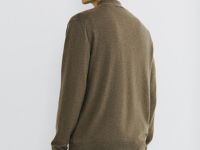 Джемпер из пряжи с шерстью, Коричневый