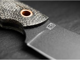 Туристический нож Boker Plus Nessmi Pro Black, сталь D2, рукоять микарта, черный