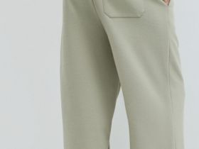 Широкие трикотажные брюки Wide leg, Желтый