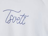 Футболка с принтом из хлопка