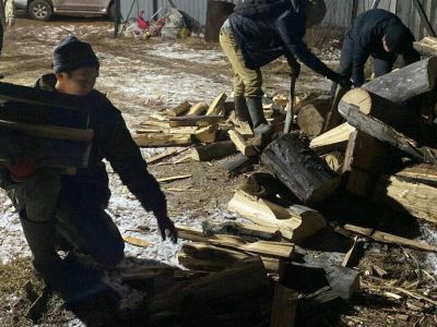 Субботник в помощь семьям мобилизованных провели в Сунтарском районе