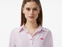 Женская рубашка Lacoste из смеси льна