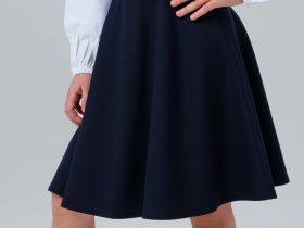 Юбка трикотажная "полусолнце"